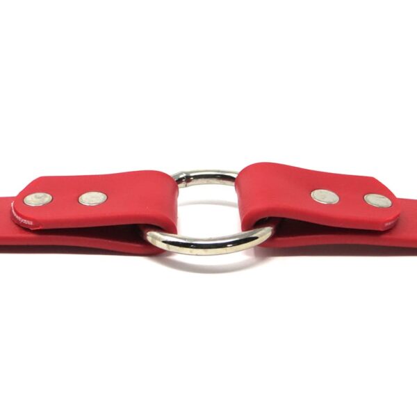 K-9 Komfort 1 Inch TufFlex Red Center Ring Collar