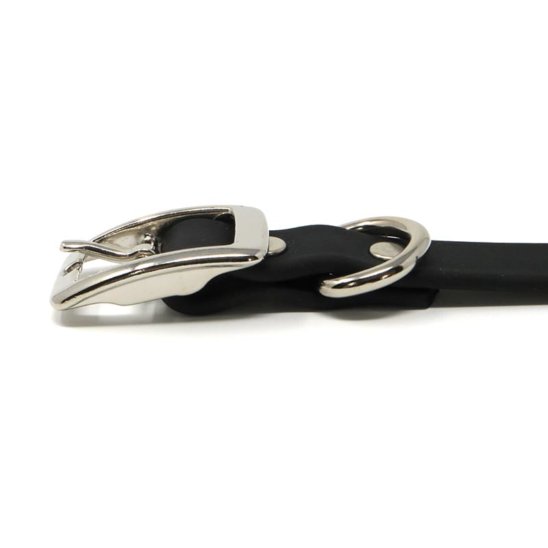 K-9 Komfort 3/4 Inch TufFlex Black Center Ring Collar