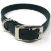K-9 Komfort 3/4 Inch TufFlex Green D Ring Collar