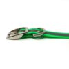 K-9 Komfort 1 Inch Reflective Neon Green Center Ring Collar