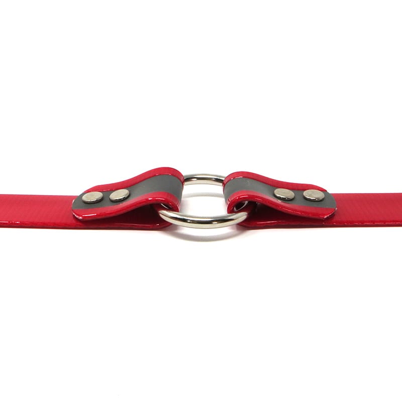 K-9 Komfort 1 Inch Reflective Red Center Ring Collar