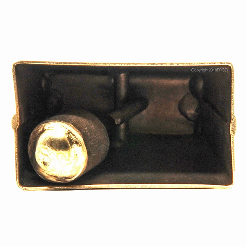 Sunkhaze Flewelling Handcrafted Dog Bell, Small Bronze Plated