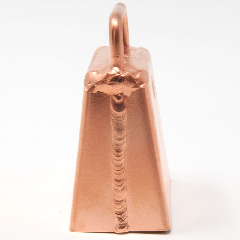 Sunkhaze Flewelling Handcrafted Dog Bell, Small Copper Plated