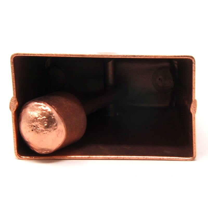 Sunkhaze Flewelling Handcrafted Dog Bell, Small Copper Plated