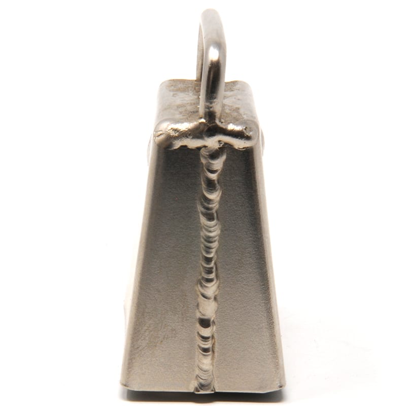 Sunkhaze Flewelling Handcrafted Dog Bell, Small Nickel Plated