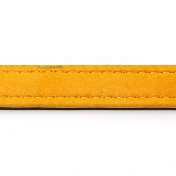 3/4 Inch Deer Tan Latigo Leather Collar