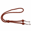 Kangaroo Leather Double Lanyard | Tan Nickel