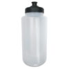 The 32 Ounce Water Bottle by A&R Sports is made of a clear BPA free plastic and has a push-pull wide mouth top.