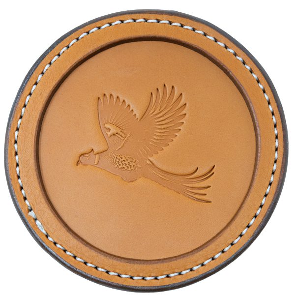 Premium Leather Coaster Pheasant Tan