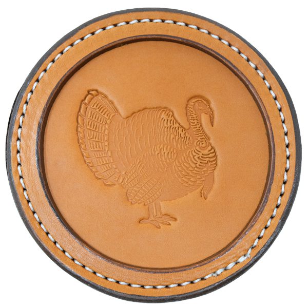 Premium Leather Coaster Wild Turkey