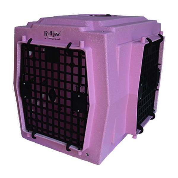 Ruff Land Kennels Medium Double Door Right Side Entry Dog Kennel