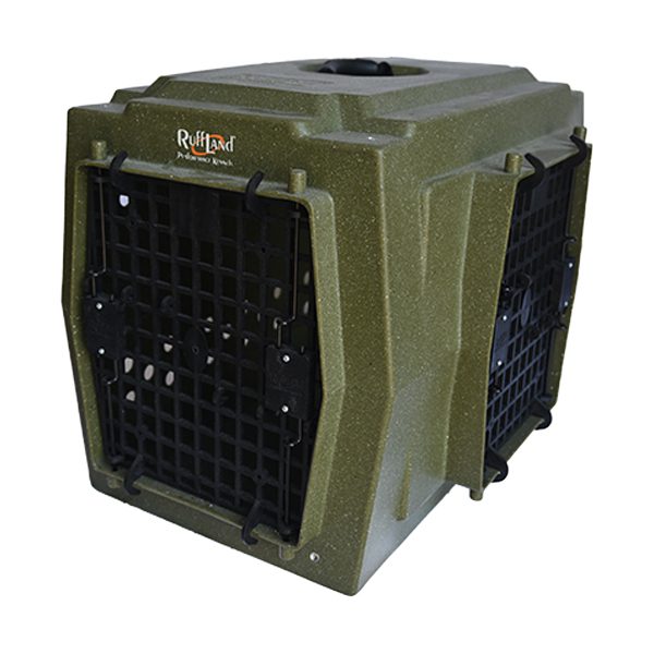 Ruff Land Kennels Medium Double Door Right Side Entry Dog Kennel