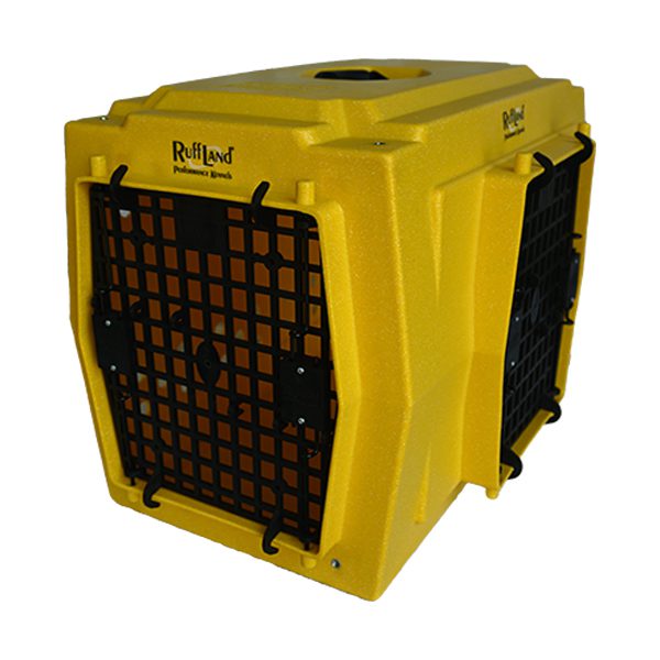 Ruff Land Kennels Medium Double Door Right Side Entry Dog Kennel
